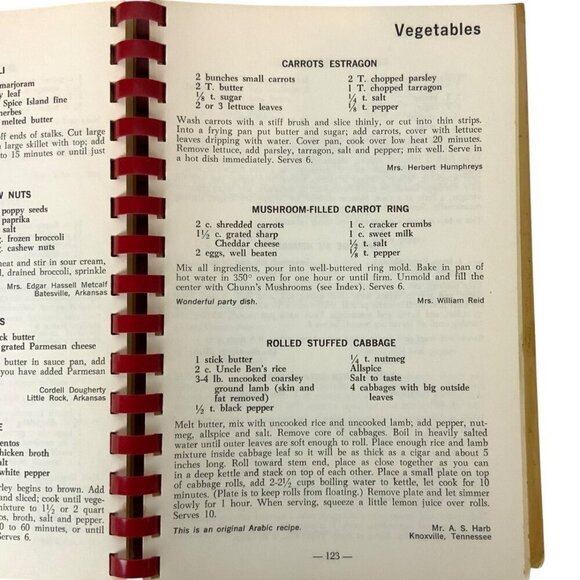Womans Exchange Cook Book Volume I Sixth Printing 1975 Memphis TN Spiral Bound - Picture 8 of 11